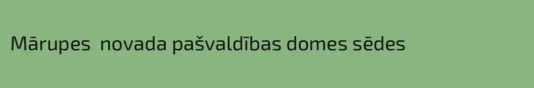 Mārupes  novada pašvaldības domes sēdes
